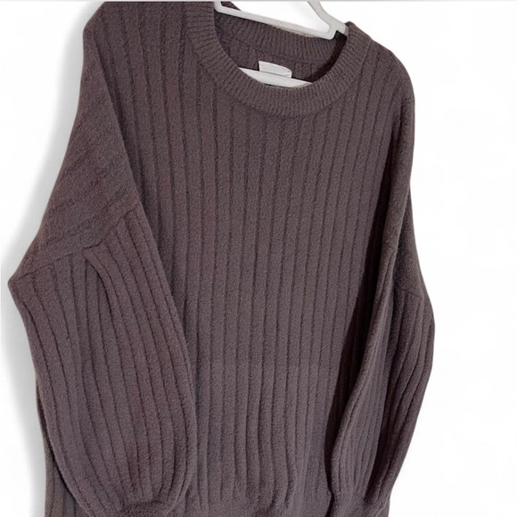 Aerie Ribbed Brown Women’s Sweater - Picture 2 of 3